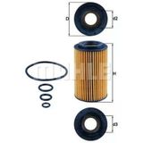 Mahle Ox1537d Yağ Filtresi W203 00-07 Cl203 0208 C219 0410 W211 0208 W220 9805 W221 05-13 W163 9804 Fn0186