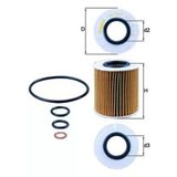 Mahle Ox1661d Yağ Filtresi Bmw E81 E87 E46 E90 E60 X1 E84 X3 E82 11427501676