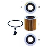 Mahle Ox387d1 Yağ Filtresi Karter Tapalı Bmw F10 F20 F30 F22 F32 F34 F36 E84 Z4 E88 Hu816x