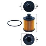 Mahle Ox418d Yağ Filtresi Palio Albea Doblo Linea Fiorino Astra Classıc 9902 H 1.3 Jtd 1.3 Cdtı Z13dt Z13dth Hu712/7X