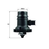 Mahle TERMOSTAT 103C OPEL ADAM-ASTRA J-CORSA D-E-MERIVA B-CHEVROLET AVEO-CRUZE 1.2-1.4 2012 28290033 1338379 55593033 25200454