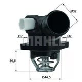 Mahle Tm32103 Termostat Komple 103°C Müsürlü 207 1.4 1.4 16V 1007 1.4 C2 1.4 1.