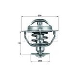 MAHLE TX7382D TERMOSTAT 82°C AURIS 1.4D-4D Corolla Uyumlu 2.0D 4D HIACE