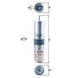 MAHLE YAKIT FILTRESI BMW F45 F46 F48 F39 MINI F54 F55 F56 F57 F60