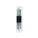 Mahle YAKIT FILTRESI BMW M42 M43 M50 M52 E36 E46 E39 E38 E31 13321740985