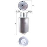 Mahle YAKIT FILTRESI LAND ROVER 306DT DISCOVERY L462 RANGE ROVER L494 L405 . JAGUAR AJTDV6 XF 10250 XJ 10351 LR041978