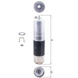 Mahle YAKIT FILTRESI MERCEDES C-CLASS OM626 W205 2014 A6260900452