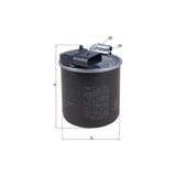 Mahle Yakıt Fıltresı Mercedes OM651 W639 W447 W470 B906 B907 B910