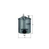 Mahle YAKIT FILTRESI MERCEDES SPRINTER OM612 B901B904 A6120920001