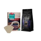 Mahmood Coffee 250 gr Filtre Kahve + Rubin 100'lü Naturel Kağıt 4 Numara Büyük Boy Kahve Filtresi