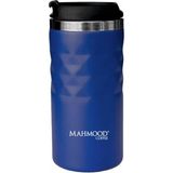 Mahmood Coffee Çelik Mavi Termos 300 ml - Koyu Mavi - 0,30 lt