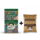 Mahmood Coffee Dibek Kahvesi Ölçek Kaşıklı Teneke Kutu 400 gr + 100 gr Orta Kavrulmuş Türk Kahvesi