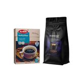 Mahmood Coffee Filtre Kahve 500 Gr Ve Rubin Küçük Boy Kahve Filtresi Naturel Kağıt 2 Numara 100 Adet Set