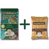 Mahmood Coffee Mahmood Dibek Kahvesi Ölçek Kaşıklı Teneke Kutu 400 Gr- Orta Kavrulmuş Türk Kahvesi 100 gr - Öğütülmüş - 500 gr