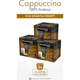 Mahmood Coffee Mahmood Dolce Gusto Cappuccino Kapsül Kahve 16 Adet x 3 Kutu - 3 Adet