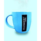Mahmood Coffee Mottolu Porselen Kupa 300 ml - 1 Adet - Mavi
