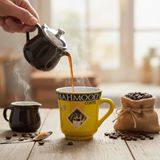 Mahmood Coffee Sarı Porselen Kupa