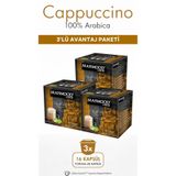 Mahmood Dolce Gusto Cappuccino Kapsül Kahve 16 Adet X 3 Kutu