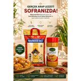Mahmood Rice Basmati Pirinç 4 kg + Zad Alkhaleej Acılı Köri Baharatı Avantaj Paketi - 1 Adet