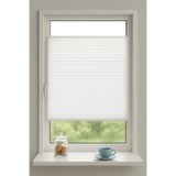 MAHRA HOME Beyaz Katlanabilir Cam Balkon Plise Perdesi-Ofis Perdesi-Ev Perdesi -Salon Perdesi-Plise Perde
