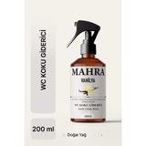 Mahra Shop Mahra Vanilya Kokulu Wc Lavabo ve Banyo Kötü Koku Giderici Ultra Kalıcı Yüzey Parfümü Oda Kokusu 200 ml
