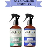 Mahra Shop Mahrashop Yasemin Okyanus Oda ve Çamaşır Spreyi Oda Kokusu Room Spray 2'li Set 200ML