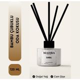 Mahra Shop Sandal Ağacı Çubuklu Oda Kokusu Esansiyel Uçucu Yağ White Soap 120 ml