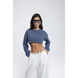 Mai Collection Mohan İndigo Crop Kazak - Standart
