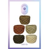 Mai Handmade Doğal Kağıt İp Çanta İpi 5'li set Örgü İpi