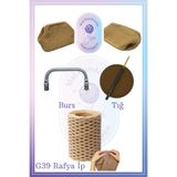 Mai Handmade Hobby ve Örgü Evi El Yapımı Rafya Kağıt İpten Çanta Yapım Seti – Tığ, Burs ve Rafya Kağıt İp