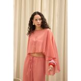 MAI STUDIOS CO. Charm Salaş Crop Pantolon Takım - TARCIN