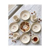 maia Porcelain Porselen 6 Adet 13 cm Yaz Desenli Kase / Sosluk / Çerezlik
