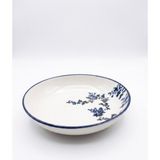 Maia Porselen 6'lı 19 cm Çiçek Desenli Yemek Tabağı Seti - beyaz
