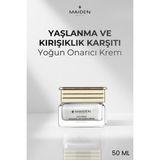 Maiden Beauty Peptit Kompleksli, Onarıcı, Cilt Yenileyici, Yaşlanma ve Kırışıklık Karşıtı, Yüz Kremi 50 ml