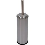 Maiflow Tuvalet Fırçası Krom Paslanmaz Çelik Bombe Kapak Wc Tuvalet Klozet Temizleme Fırçası - 38cm x 9cm