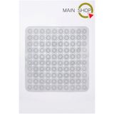 MAİN SHOP Banyo Duş ve Küvet İçin Vantuzlu Kaydırmaz Paspas, Su Drenajlı Masaj Matı 54x54 cm ( M-150 )