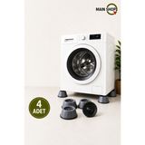 MAİN SHOP Beyaz Eşya Altlığı Ayağı 4 Adet Çamaşır Bulaşık Makinası Buzdolabı Yükseltici Titreşim Önleyici M-541
