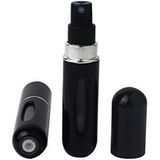 MAİN SHOP Doldurulabilir Mini Parfüm Şişesi 5 Ml - Cep Parfüm Şişesi Siyah Renk 1 Adet M-230