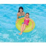 MAİN SHOP Intex 9+Yaş 91 cm Baskılı Jumbo Simit Şişme Çocuk Simit Şişme Havuz ve Deniz Yüzme Simidi M-59262 - Sarı