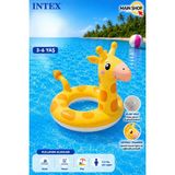 MAİN SHOP Intex Sevimli Hayvan Figürlü Çocuk Deniz Simidi 3-6 Yaş Havuz Simidi M-59221 - Sarı