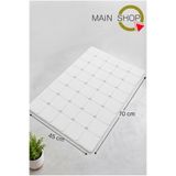 MAİN SHOP Katlanabilir Büyük Banyo ve Duş Paspası, Delikli Küvet İçi Kaydırmaz Mat 45x70 cm Makinede Yıkanabilir ( M-161 )