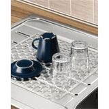 Main Shop Lavabo ve Buzluk Matı Lavabo Halısı 32 cm x 32 cm Şeffaf Mat