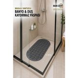 MAİN SHOP Vantuzlu Banyo Kaydırmaz Paspas- Tırtıklı Ayak Duş Matı Silikon Masaj Pedi M-142