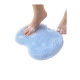 MAİN SHOP Vantuzlu Silikon Banyo Fırçası Ayak Masaj Pedi Sırt Kesesi Vücut Yıkama Lifi Renkli M-328