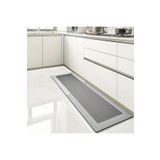 MAİN SHOP Yazısız Model Mutfak Paspası Sihirli Su Emici Banyo Paspası Kaymaz Tabanlı 156x38 Cm M-61