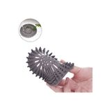 MAİN SHOP Yuvarlak Silikon Süzgeç 12 Cm Lavabo Ve Küvet Süzgeci, Lavabo Tıkacı Gri Renk 1 Adet M-140