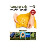 Mainshop 12 Adet Su Geçirmez Şeffaf Onarım Yaması - Şişme Yatak Ve Deniz Malzemeleri Tamir Seti M-51