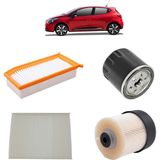 Mais Renault Clio 4 4lü Filtre Bakım Seti 1.5 Dci 2012-sonrası Kit1067b