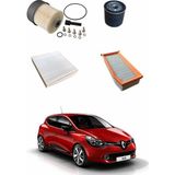 Mais Renault Clio 4 ve Touch 1.5 Dci Uyumlu Euro 5 Dizel Bakım ve Filtre Seti NKSSET1001