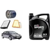 Mais Renault Megane 2 1.4-Ve-1.6 16V Benzinli Bakım ve Filtre Seti Hava Polen Yag Filtresi + Yag
